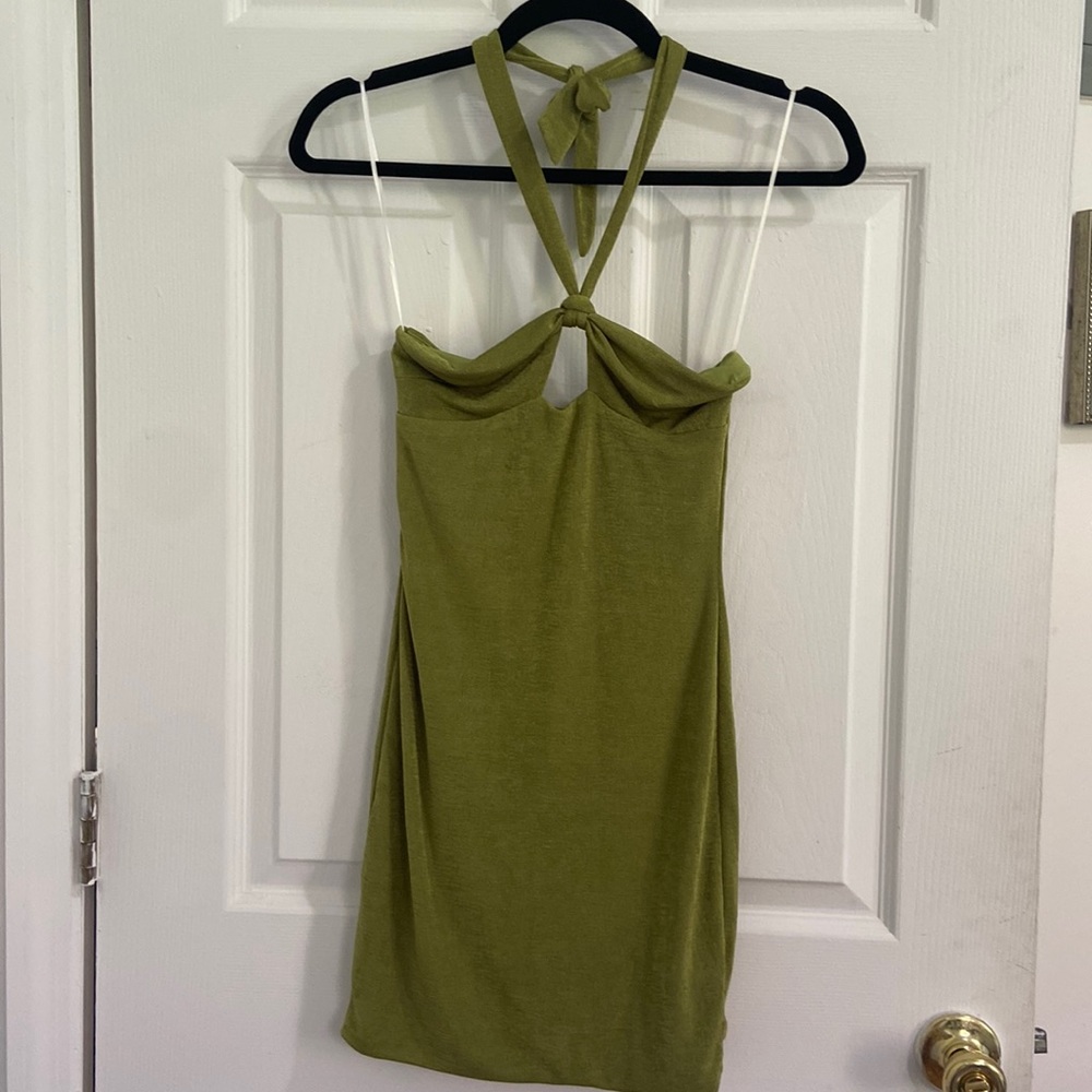 Princess polly green mini dress!